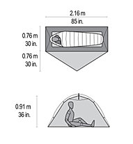 MSR Hubba NX Solo - tenda da campeggio