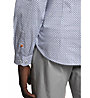 Napapijri Courma 1 Geometric M - camicia maniche lunghe - uomo, White/Blue