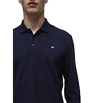 Napapijri Ealis LS - Polo - Herren, Dark Blue