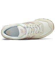 New Balance 574 - Sneaker - Damen, White/Pink