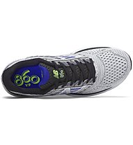 New Balance 860v9 - scarpe running stabili - uomo, White/Black