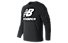 New Balance Essential Stacked Logo Crew - Sweatshirt - Herren, Black