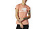New Balance Essntls Stacked Logo - T-shirt - donna, Orange