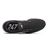 New Balance M247 Engineered Mesh - sneakers - uomo, Black/Violet