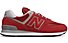 New Balance ML574 Suede/Mesh - Sneaker - Herren, Red