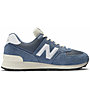 New Balance U574 Hairy Suede M - sneakers - uomo, Light Blue