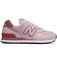 New Balance W574 Synthetic Metallic - Sneaker - Damen, Pink
