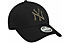 New Era Cap Metallic Logo 9Forty New York Yankees W - Kappe - Damen, Black