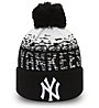New Era Cap MLB Sport Knit NY Yankees - berretto, Black/White
