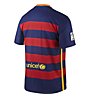 Nike 2015/16 FC Barcelona Stadium Home - T-shirt da calcio, L. Blue/S. Res/U. Gold