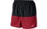 Nike 5" Distance - pantaloncini running - uomo, Black/Red
