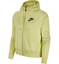Nike Air - felpa con zip - donna, Yellow