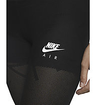 Nike Air 7/8 Mesh Running Tights - pantaloni running - donna, Black/White