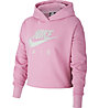 Nike Air Cropped - felpa con cappuccio - ragazza, Pink