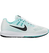 Nike Air Zoom Structure 20 W - Neutral-Laufschuhe - Damen, White/Turquoise
