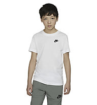 Nike B Emb Futura J - T-shirt - bambino, White