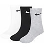 Nike Basic 3 Pack Jr - kurze Socken - Kinder, White/Grey/Black