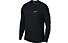 Nike Breathe Tailwind Running - Runningshirt Langarm - Herren, Black