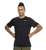 Nike Breathe Vent - Fitness-T-Shirt - Herren, Black