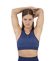 Nike City Ready Seamless - reggiseno sportivo a supporto medio - donna, Blue