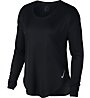 Nike City Sleek Top - Laufshirt Langarm - Damen, Black