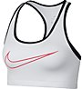 Nike Classic Logo Sport Bra - Sport BH mittlerer Halt, White/Black