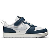 Nike Court Borough Low 2 - Sneakers - Kinder, White/Blue