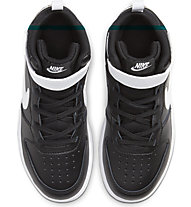 Nike Court Borough Mid 2 - Sneaker - Kinder, Black/White