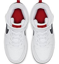 Nike Court Borough Mid (PS) Pre-School - sneakers - bambino, White