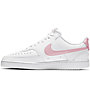 Nike Court Vision Low - Sneaker - Damen, White/Pink