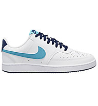 Nike Court Vision Low NBA - Sneakers - Herren, White/Blue