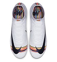 Nike CR7 Superfly 360 Elite FG - scarpe calcio terreni compatti, Platinum/Black/White