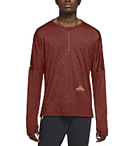Nike  Dri-FIT Element 1/2-Zip Trail Running - maglia trail running - uomo, Dark Red
