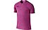 Nike Dri-FIT Knit Flash Training - T-shirt da calcio, Sport Fuchsia/HTR/Black