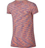 Nike Dri-FIT Knit - T-shirt running - donna, Blue/Pink