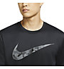Nike Dri-FIT Men's Camo Training - T-shirt - uomo, Black
