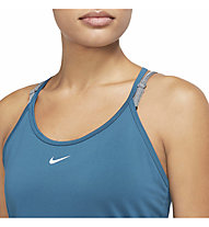 Nike Dri-FIT One Elastika W - top - donna, Blue