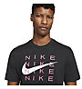 Nike Dri-FIT Slub Training T - T-shirt - uomo, Black