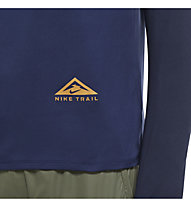 Nike Dri-FIT Trail Element - Trailrunningshirt - Herren, Blue/Green