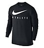 Nike Dri-FIT Training Crew  Trainingsshirt Langarm Männer, Black