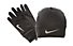 Nike Dri Fit Run Beanie Gloves Running-Set, Black
