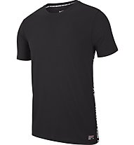 Nike Dry F.C. Tee Side Stripe - T-Shirt - Herren, Black