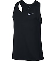 Nike Dry Miler - top running - uomo, Black