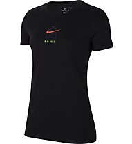 Nike Dry Run Berlin - maglia running - donna, Black