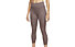 Nike Dri-FIT Fast - pantaloni lunghi running - donna, Brown