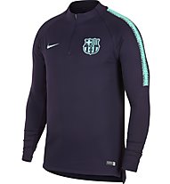 Nike Dry FC Barcelona Squad - felpa calcio - uomo, Violet