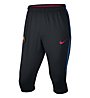 Nike FC Barcelona Dry Pant 3/4 - pantaloni calcio 3/4 - uomo, Black