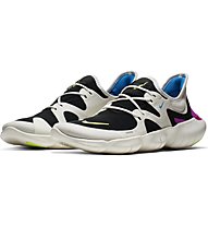 Nike Free RN 5.0 - Laufschuhe Natural Running - Herren, White/Black