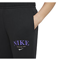Nike G Nsw Trend Flc - pantaloni fitness - ragazza, Black