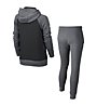 Nike Girls Sportswear Track Suit - Trainingsanzug Mädchen, Grey/Black